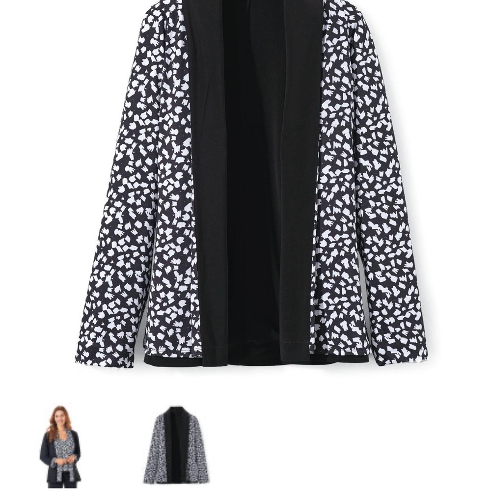 Magellan’s Reversible Travel - Women's Black and White Patterned Jacket
